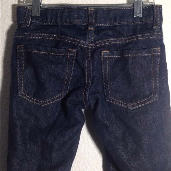 GIRL'S Old Navy Basic Skinny Dark Rinse Jeans 8 - Picture 3 of 6